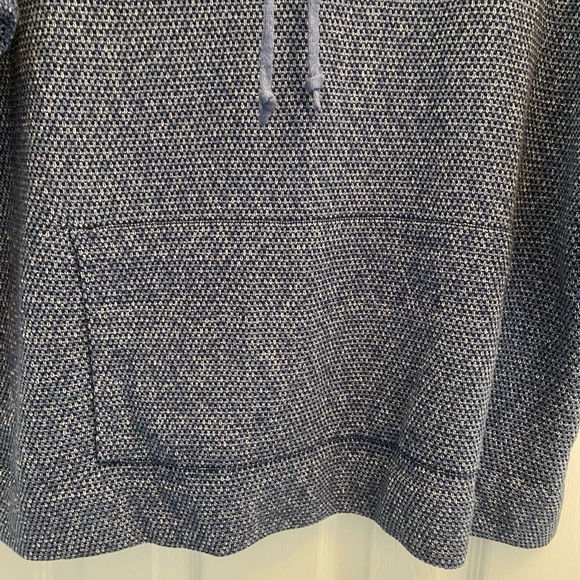 Pure Jill - Cowl neck -  blue shirt with kangaroo pocket and 3/4 sleeves - M - Picture 7 of 9